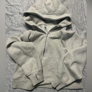 Scuba cropped half zip hoodie XS/S